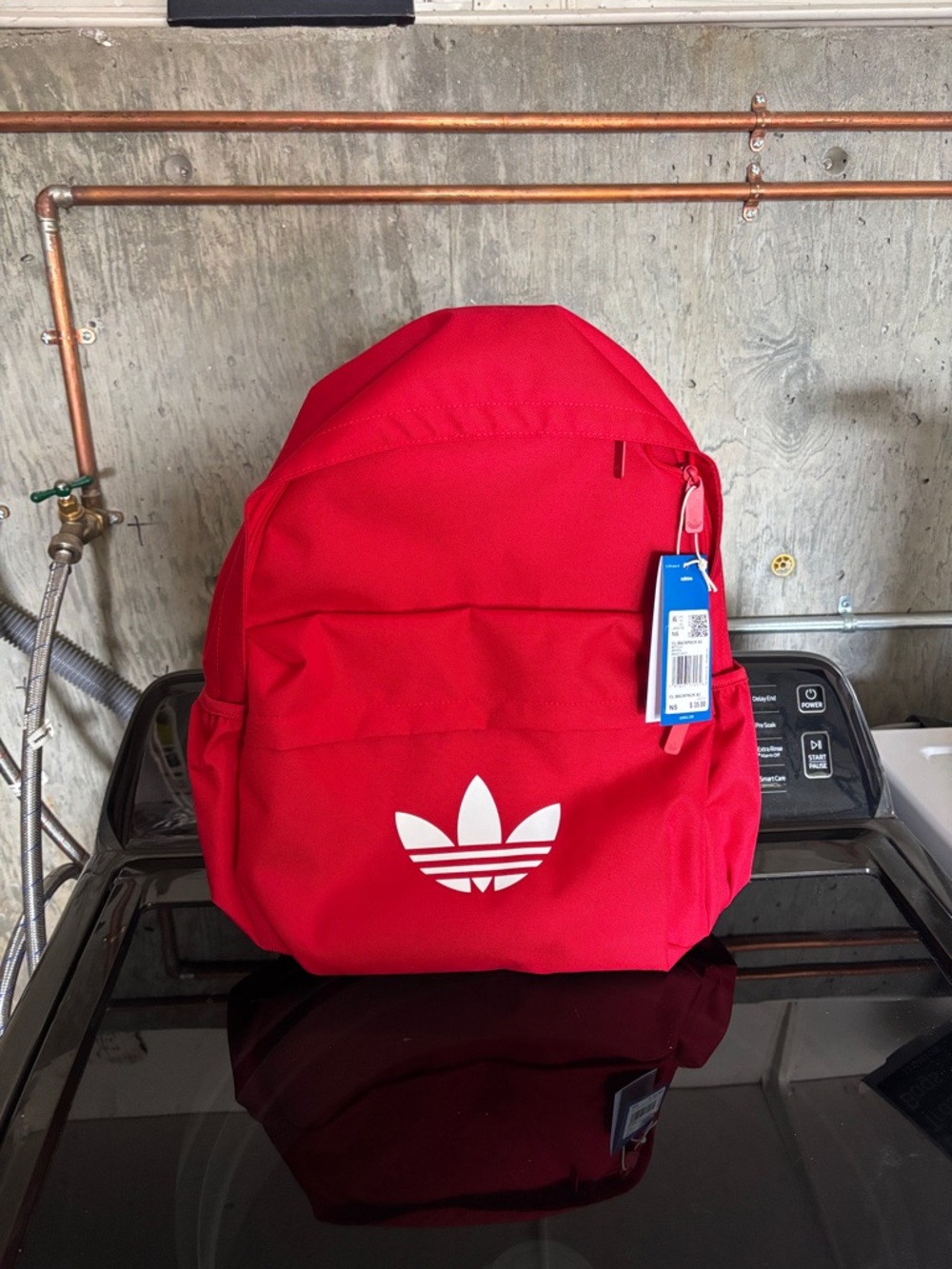 adidas Red Trefoil Classic Backpack